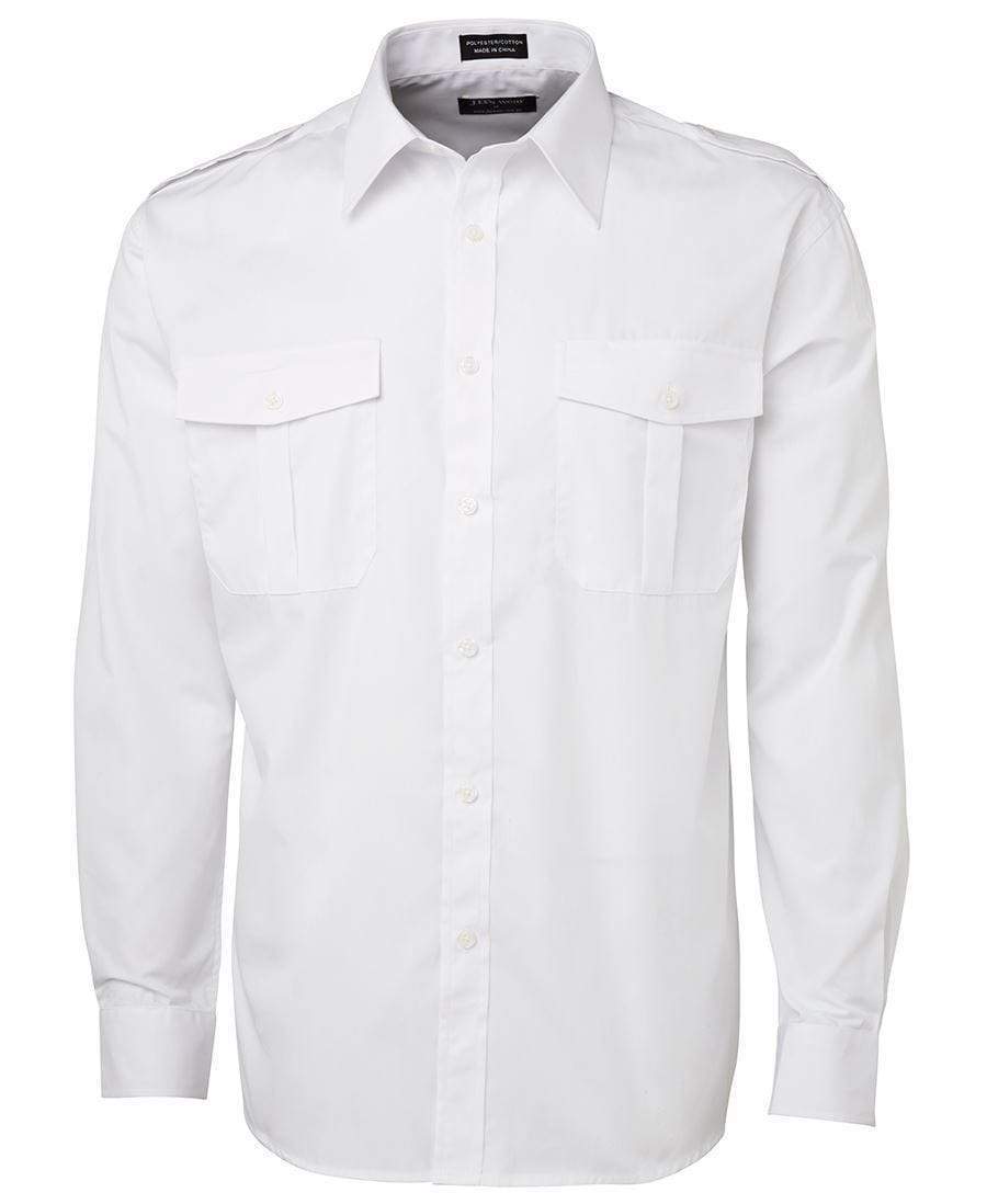 JB'S Long Sleeve & Short Sleeve Epaulette Shirt 6E - Simply Scrubs Australia